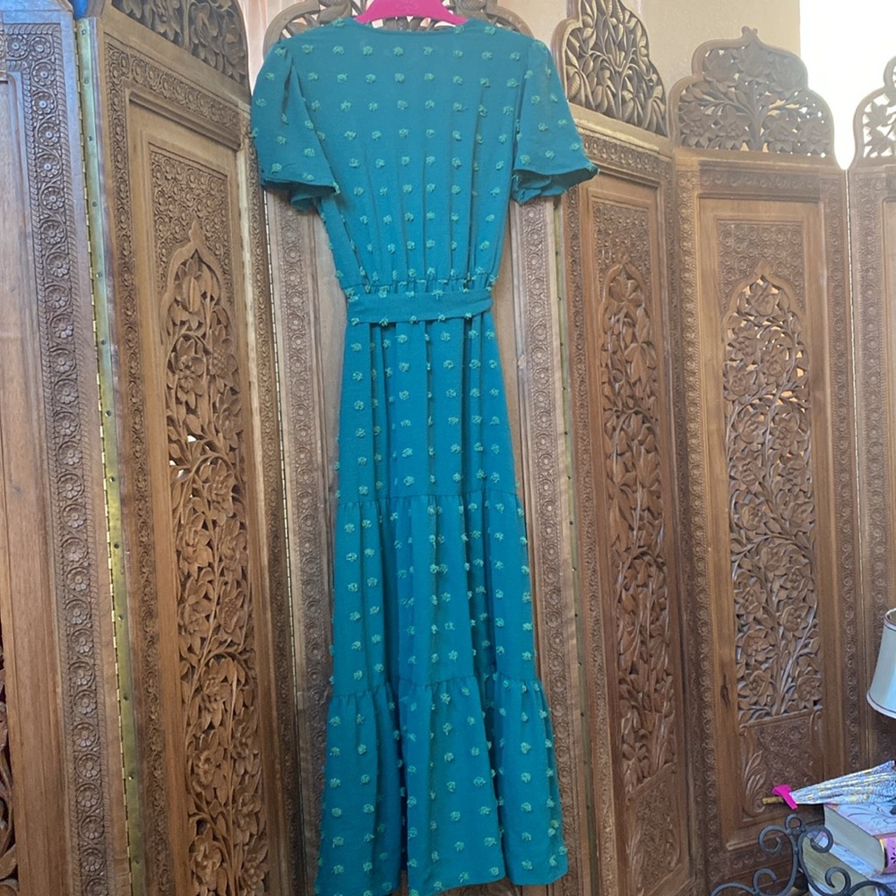NWT - Fashion Maxi Wrap Dress - Picture 4 of 10